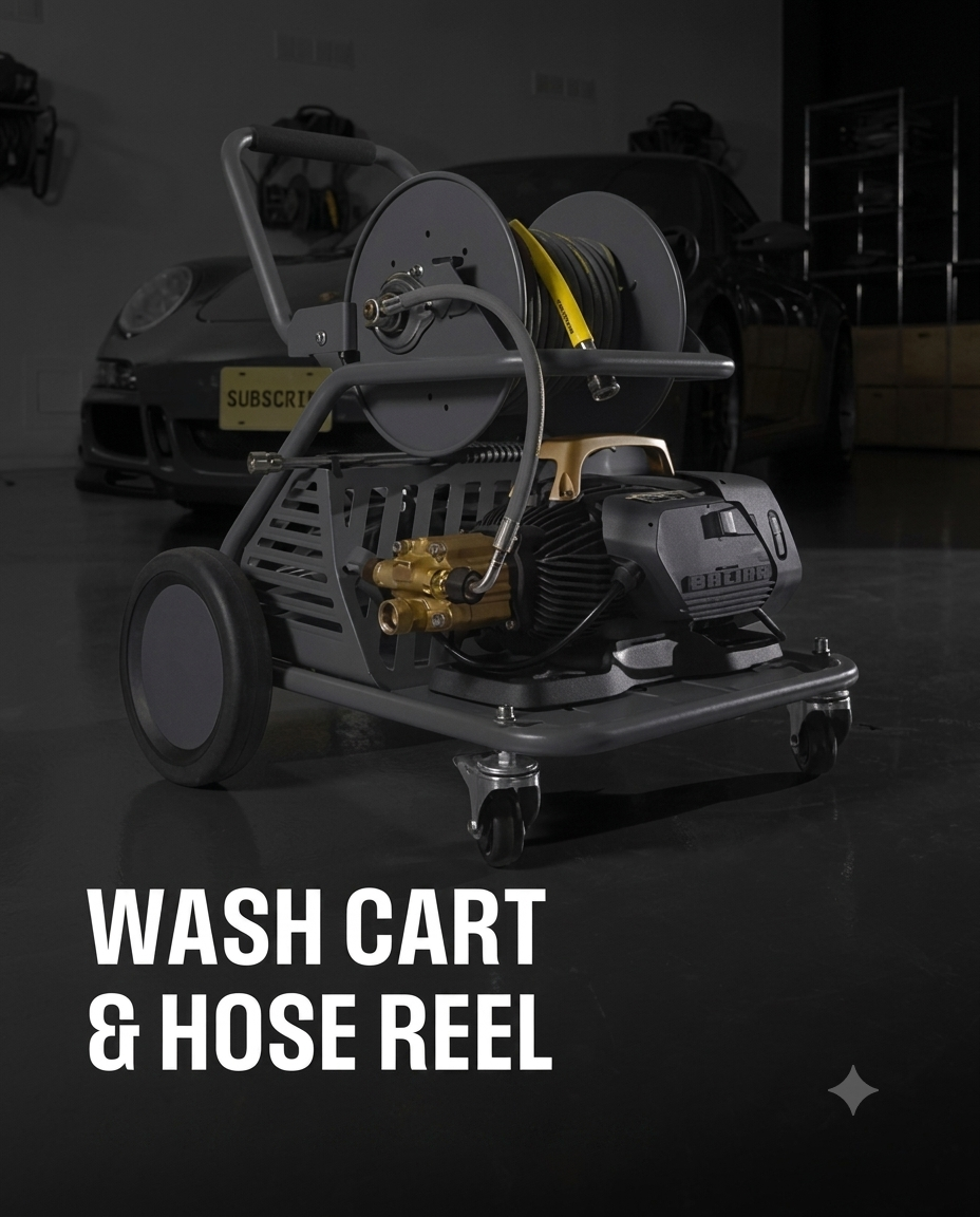 Active Wash Cart & Hose Reel