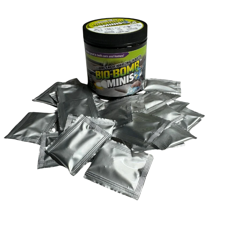Bio Bombs - Bio-Bomb Minis: Dissolvable Cleaning and Deodorizing Tablets 10 Pack