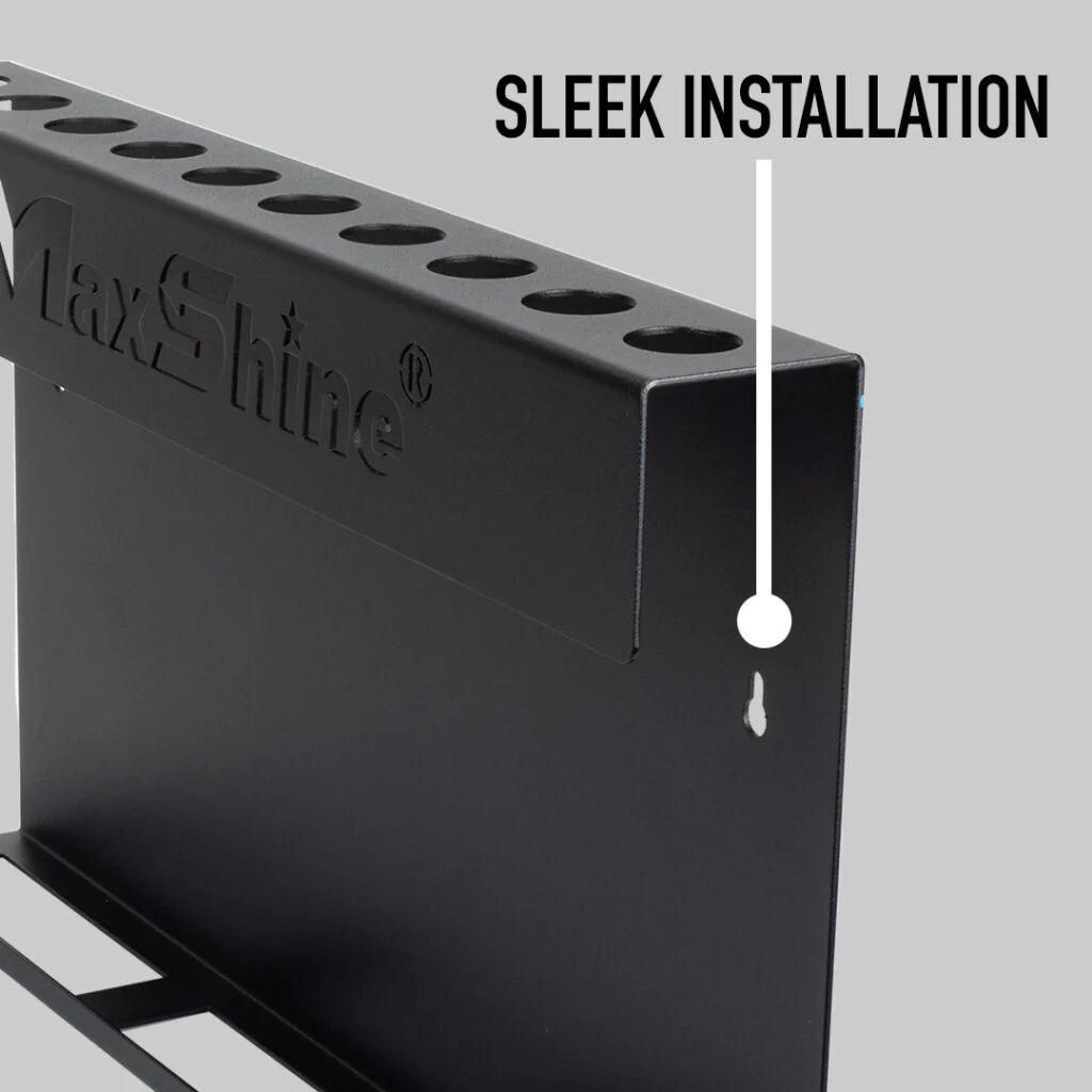 Maxshine Wall Mount Tool Holder | Brush and Trigger Bottle Holder