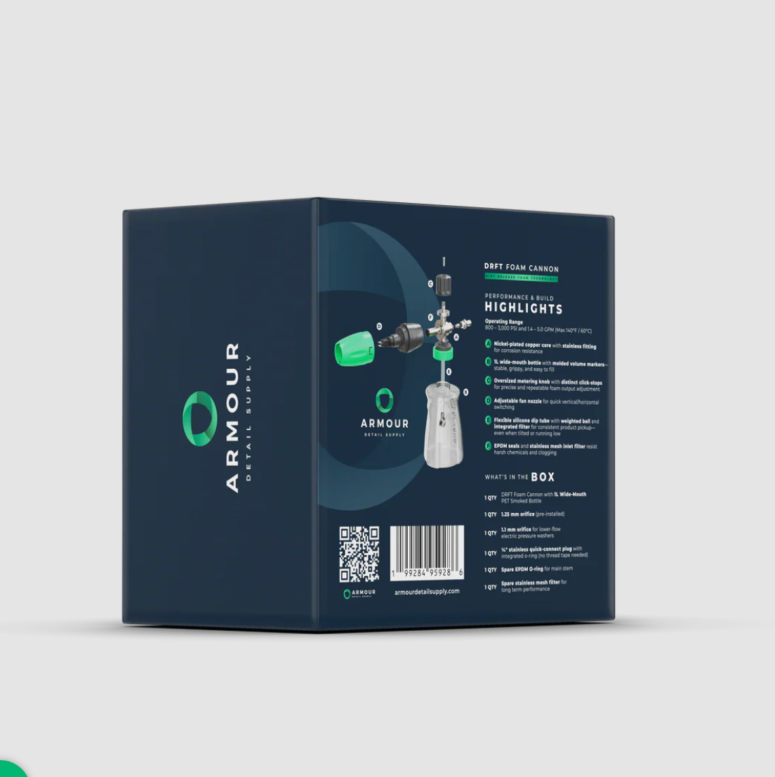 Armour Detail | DRFT Foam Cannon