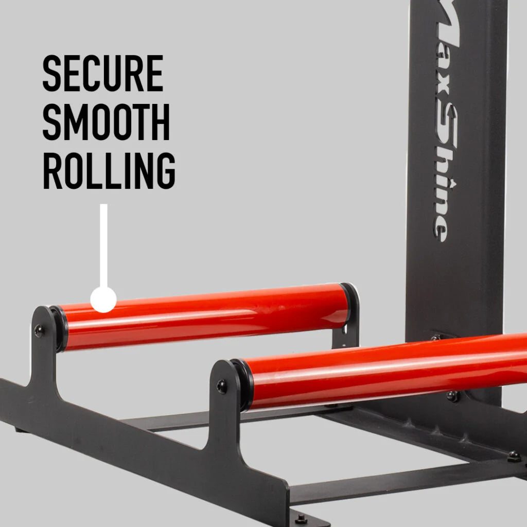 Maxshine Wheel Stand Tire Roller - Black