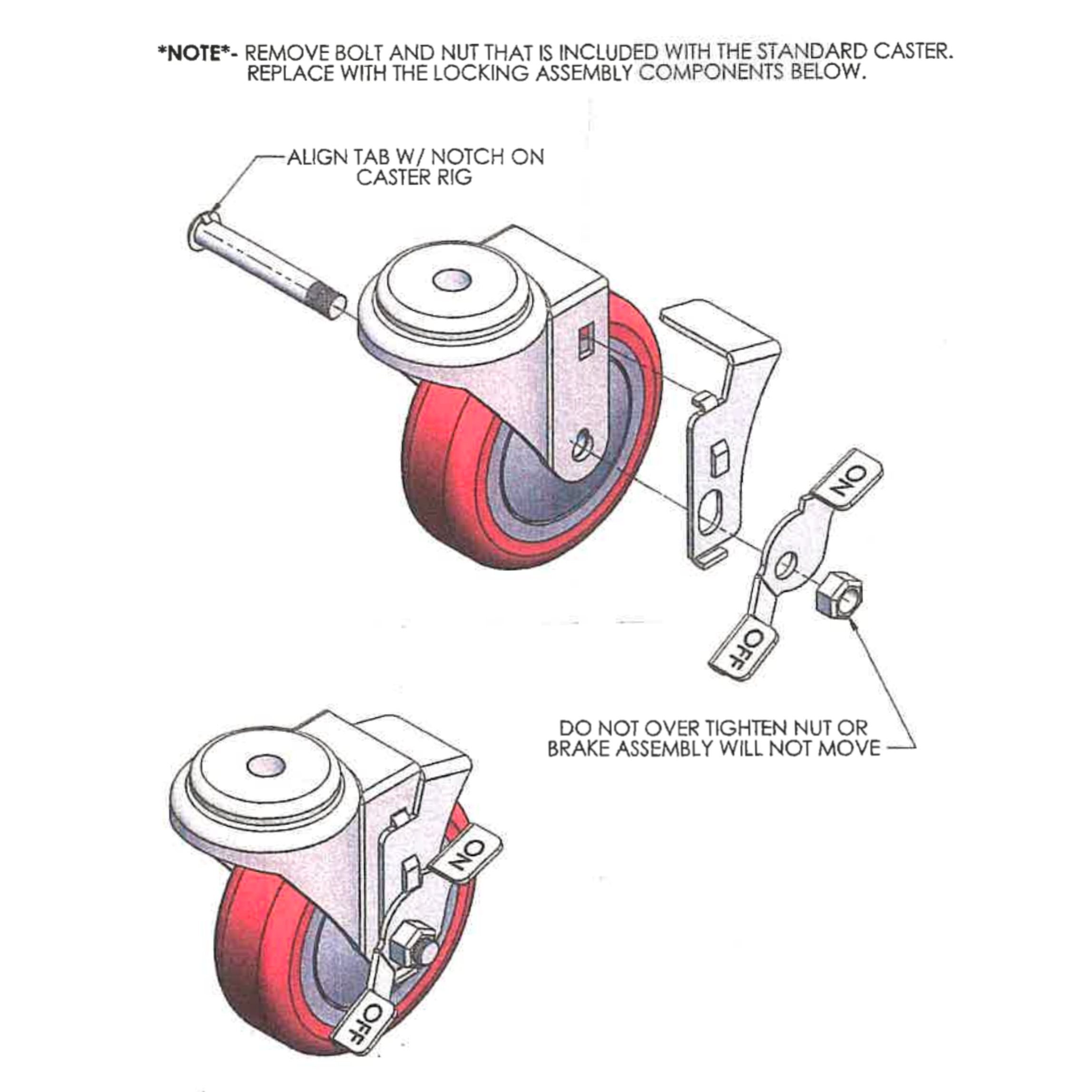 Vyper Chair | Wheel Lock 4"