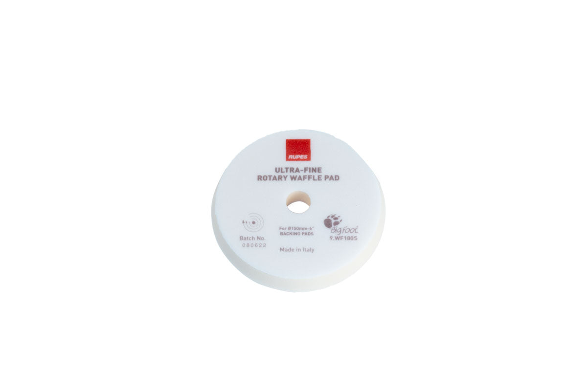 RUPES WAFFLE PADS ULTRA-FINE (WHITE) 3", 5", 6", 6.5"