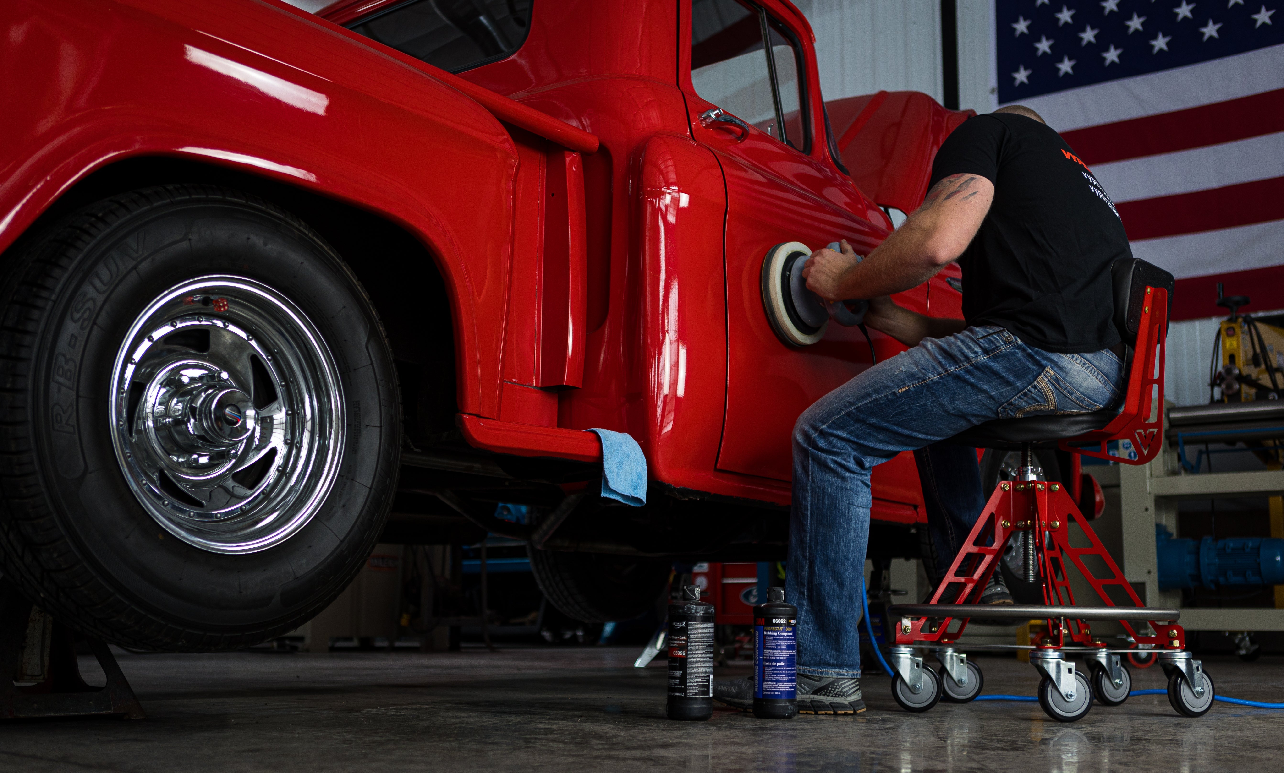 Vyper Chair | Elevated Steel Max RED