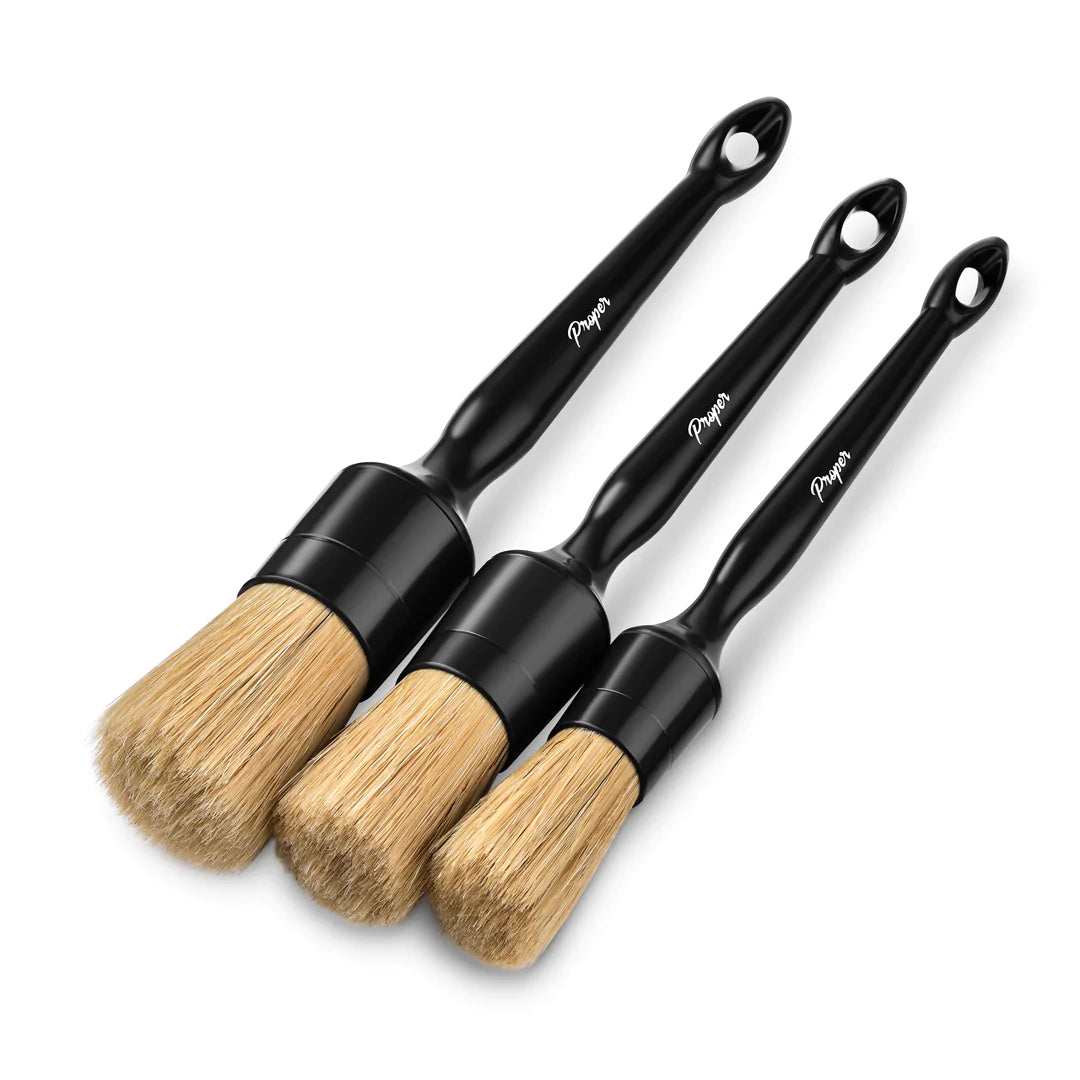 Proper Detailing Boars Hair Detailing Brushes