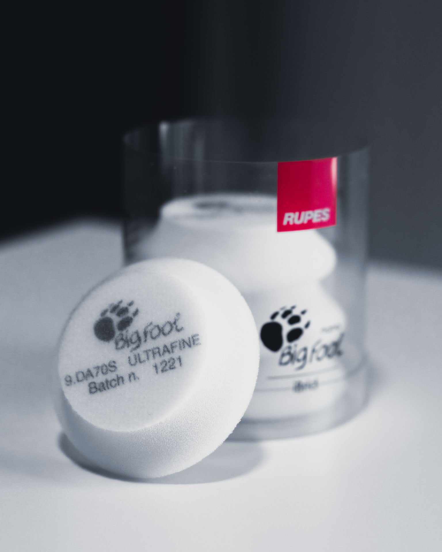 RUPES 2" Ultra Fine Foam Pad (White) DA70S (70MM) 4 Pack