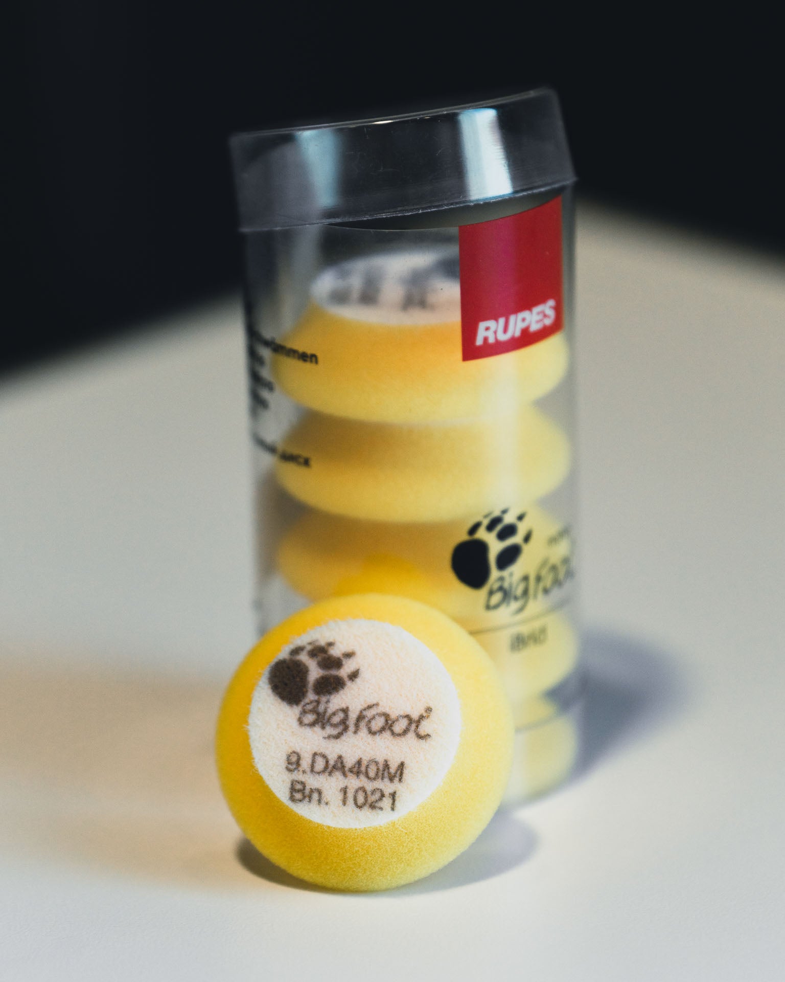 RUPES Fine Polishing Foam Pad (Yellow) 9.DA40M (40MM) 6 Pack