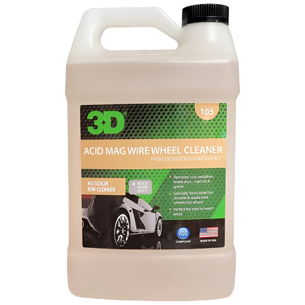 3D Acid Mag Wire Wheel Cleaner 128oz | Gallon