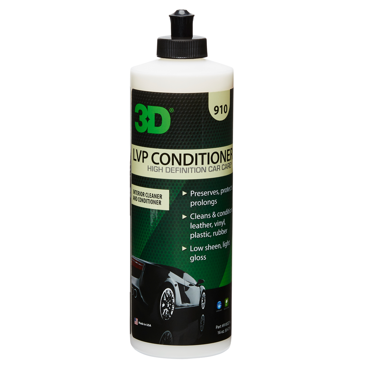 3D LVP Conditioner - Water Based Interior Dressing 16oz