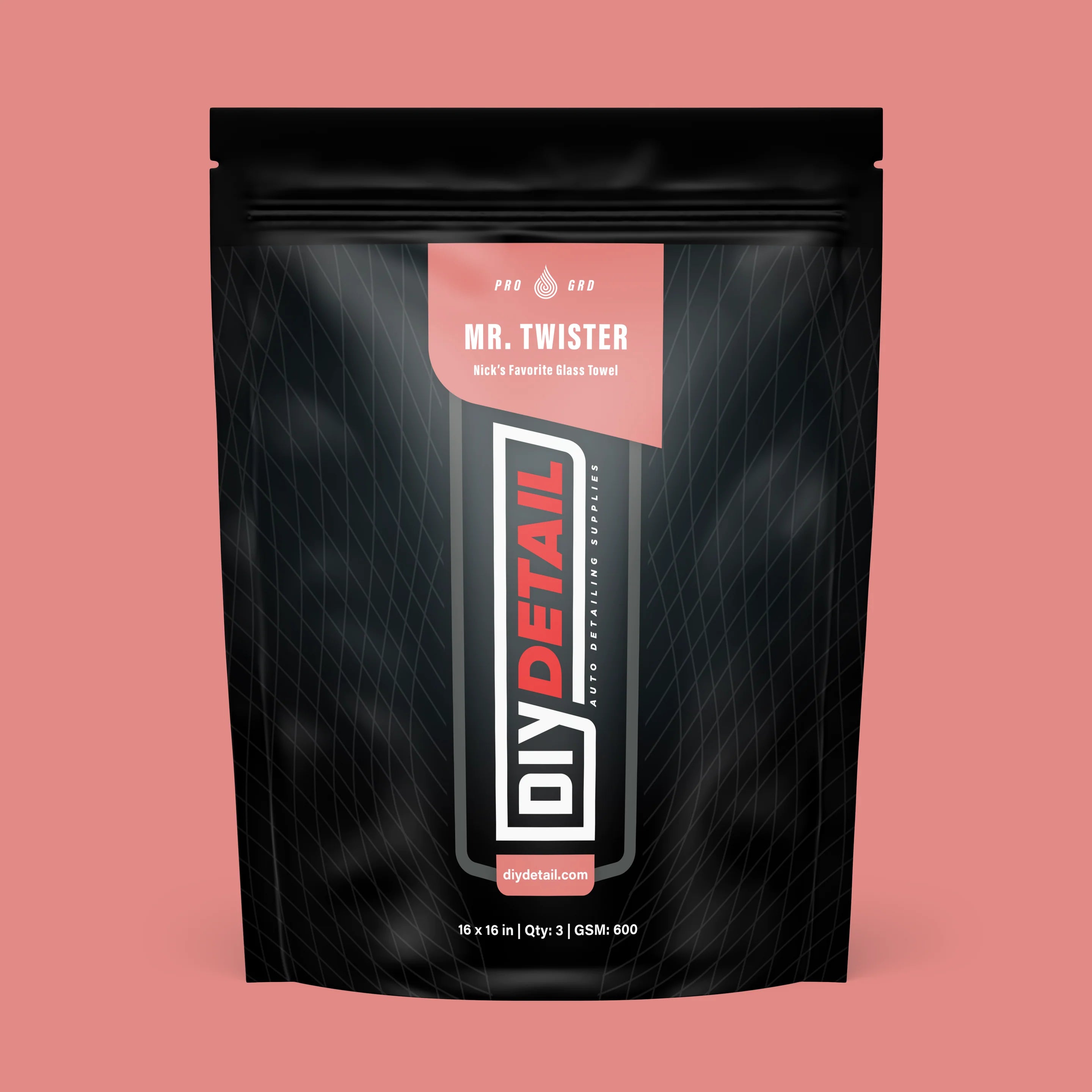 DIY Detail Mr. Twister Nick's Favorite Glass Towel