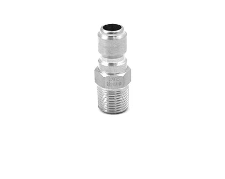 Hydrojet Plated Steel QC Plug 1/2" MPT