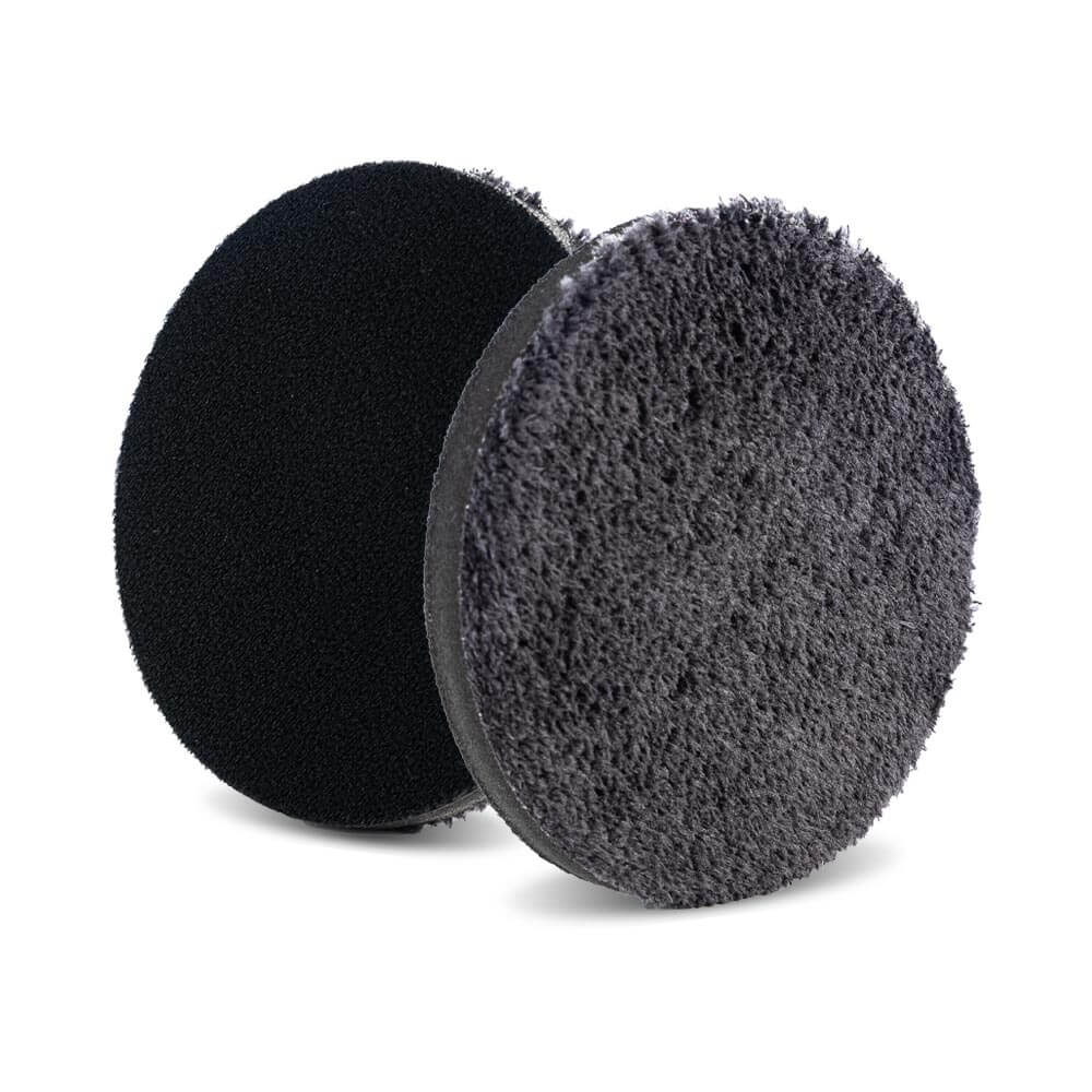 Lake Country - Microfiber Black Polishing Pad 2 pack (No center hole)(3.25")