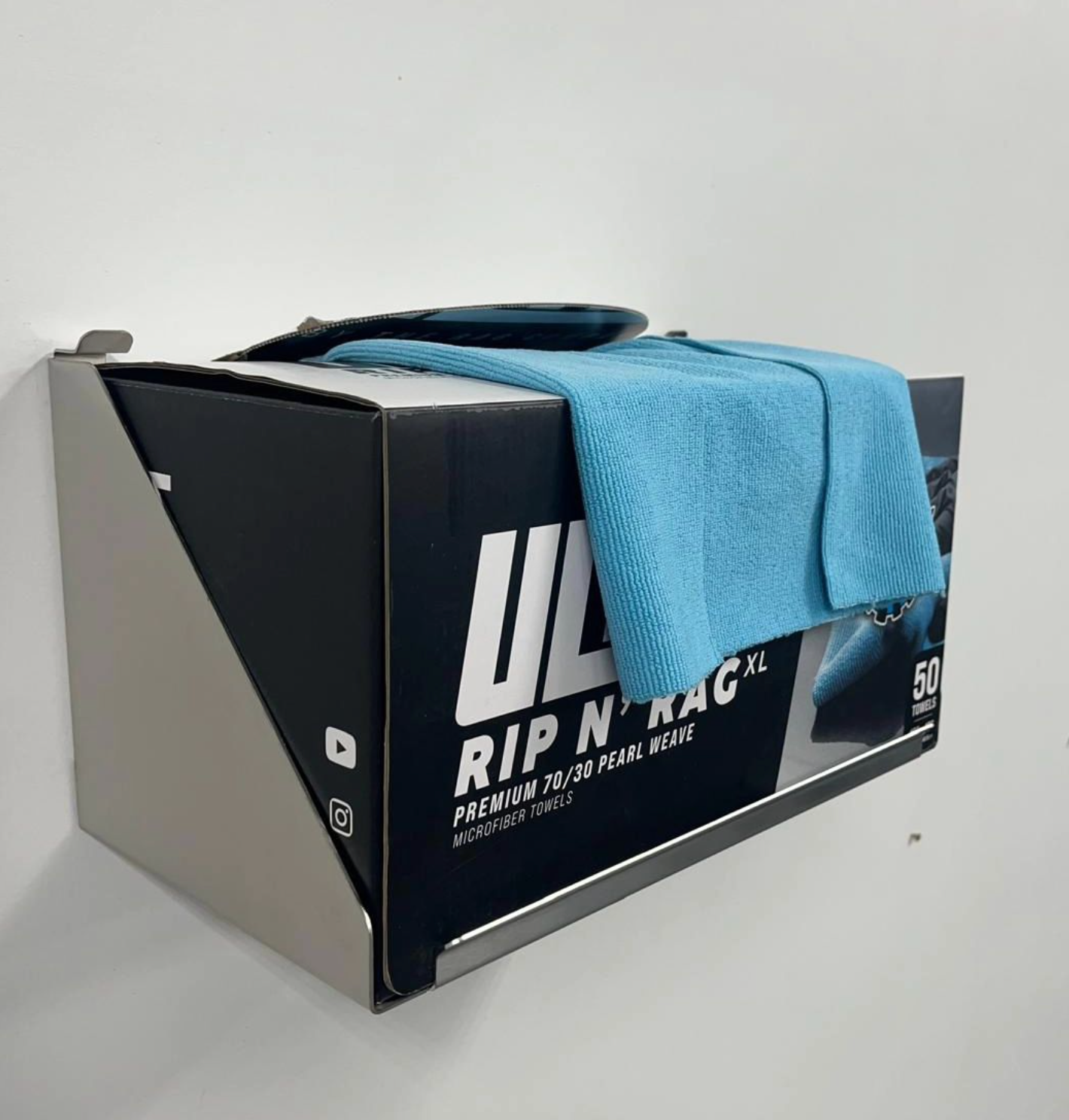 Gullys Garage Microfiber Towel Holder