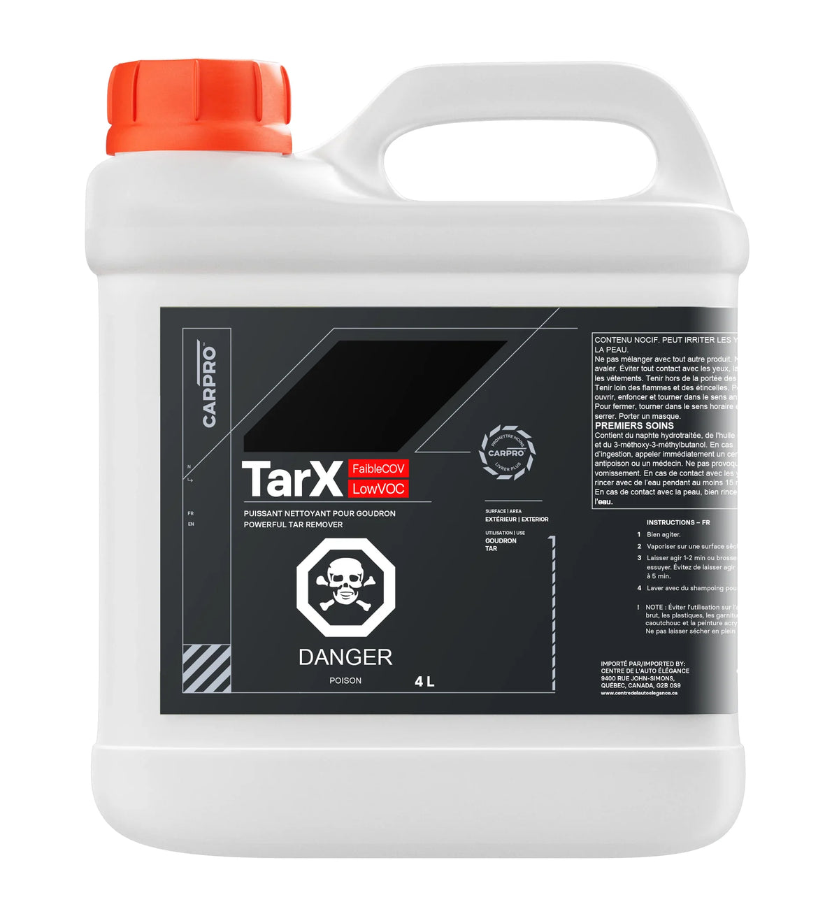 CarPro Tar X Tar & Bug Remover Low VOC 500ml | 1L