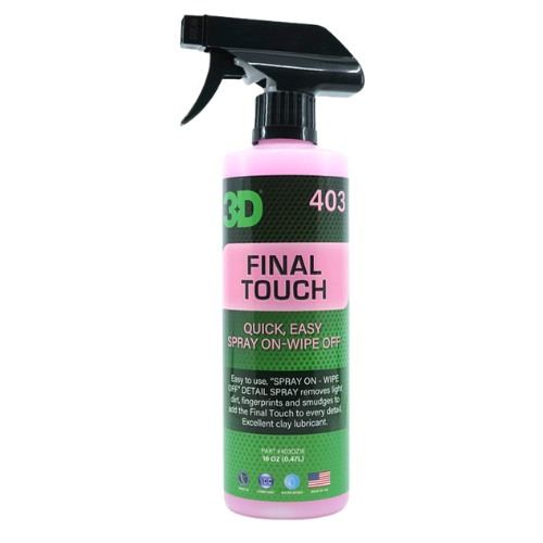 3D Final Touch Quick Detailer 16oz