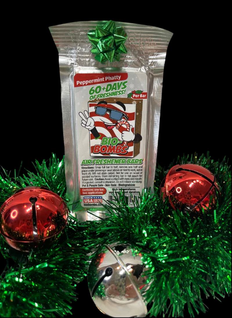 Bio Bombs - The Best Car Air Freshener: Bio-Fresh Bar *HOLIDAY EDITION*