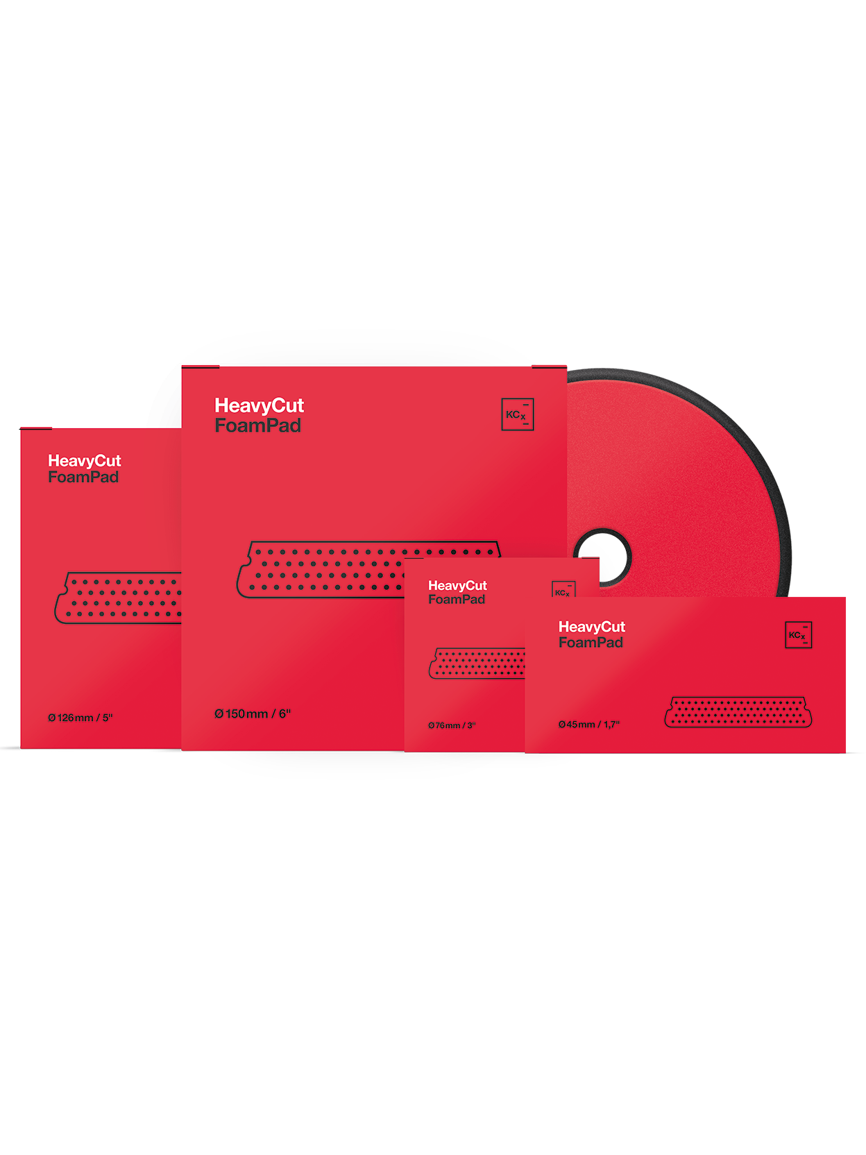 Koch Chemie Heavy Cut Foam Pad - 3", 5", 6"