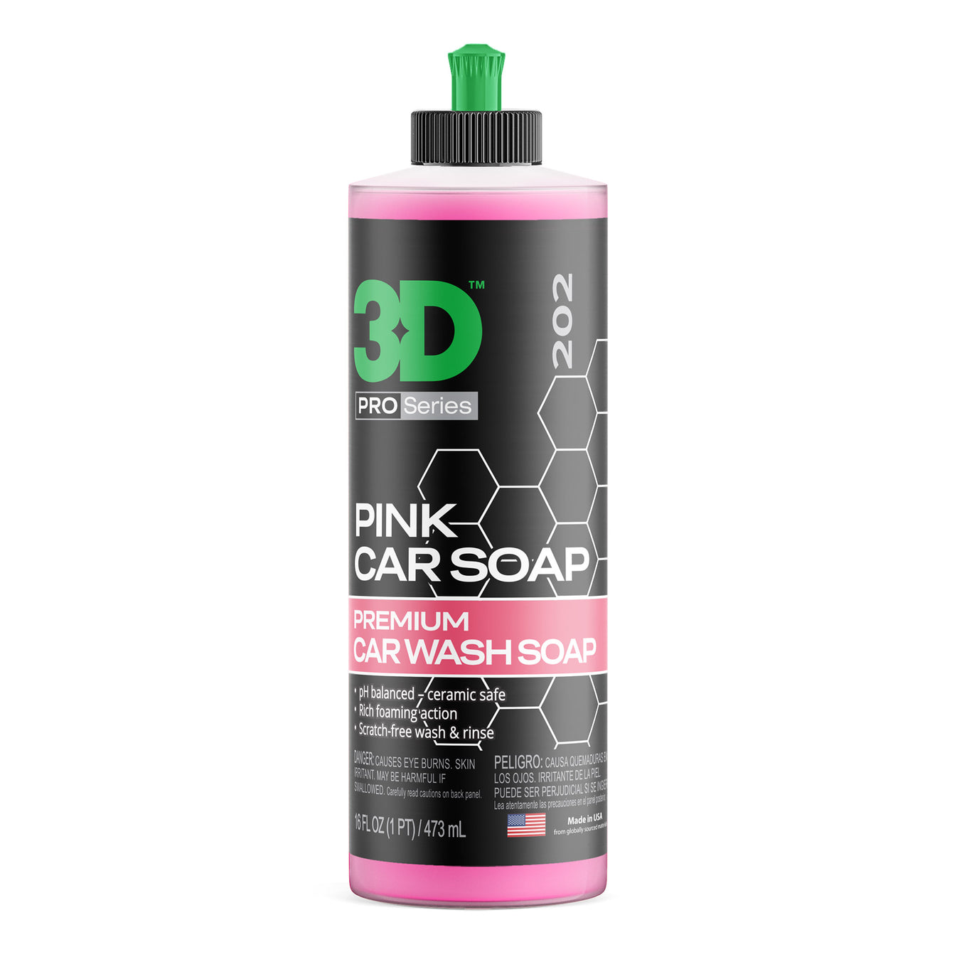 3D Pink Car Soap - 16oz, 1 GAL