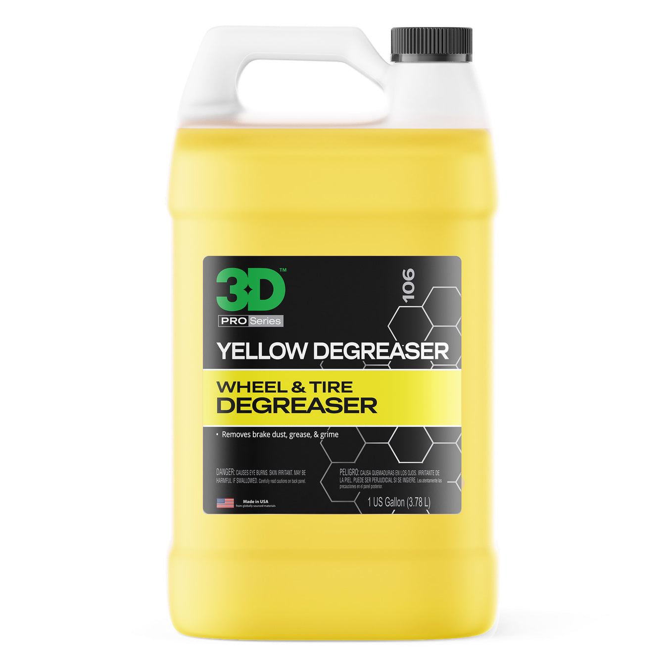 3D Yellow Degreaser - Tire & Trim Cleaner