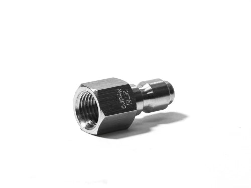 MTM HYDRO  Stainless Steel  1/4" QC Female Plug  24.0079