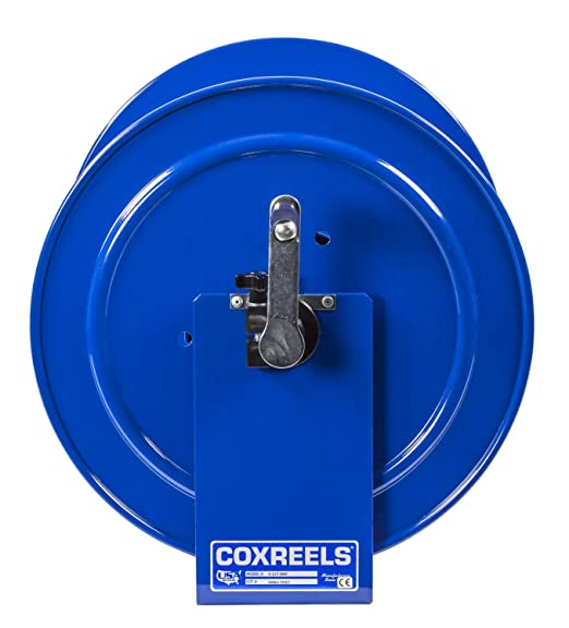 COXREELS V-117-850 Hand Crank Steel Hose Reel, V-100 Series, 1.5” x 50'
