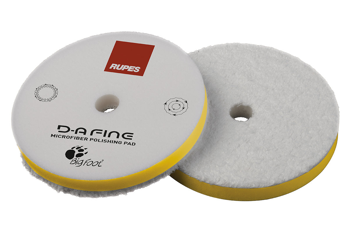 RUPES 5" D-A Fine Microfiber Pad(Yellow) 9.MF130M (130MM)